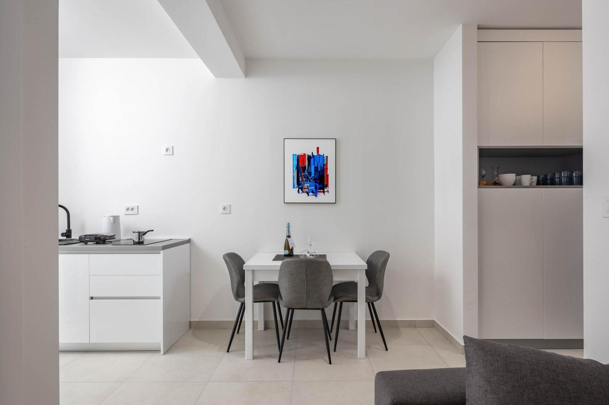 Seafront Villa Andrijana - Happy Rentals Plomin Bagian luar foto