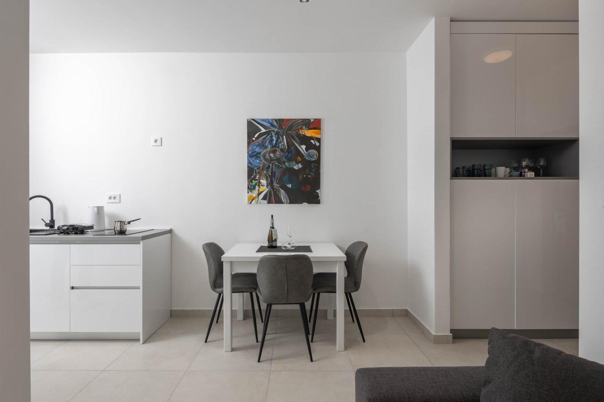 Seafront Villa Andrijana - Happy Rentals Plomin Bagian luar foto